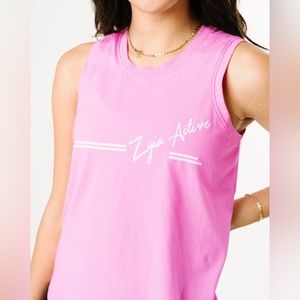 Zyia Active Pink South Beach ZYIA Tank Size XL